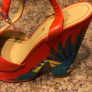 Bright & beautiful platform wedges